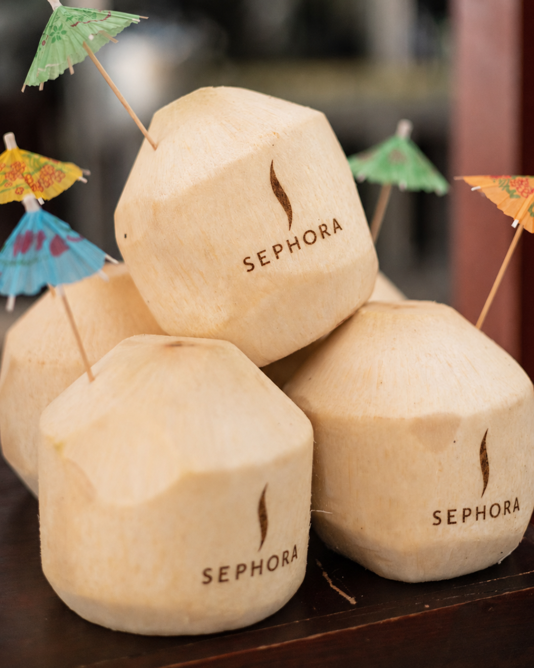 Branded coconuts for brands